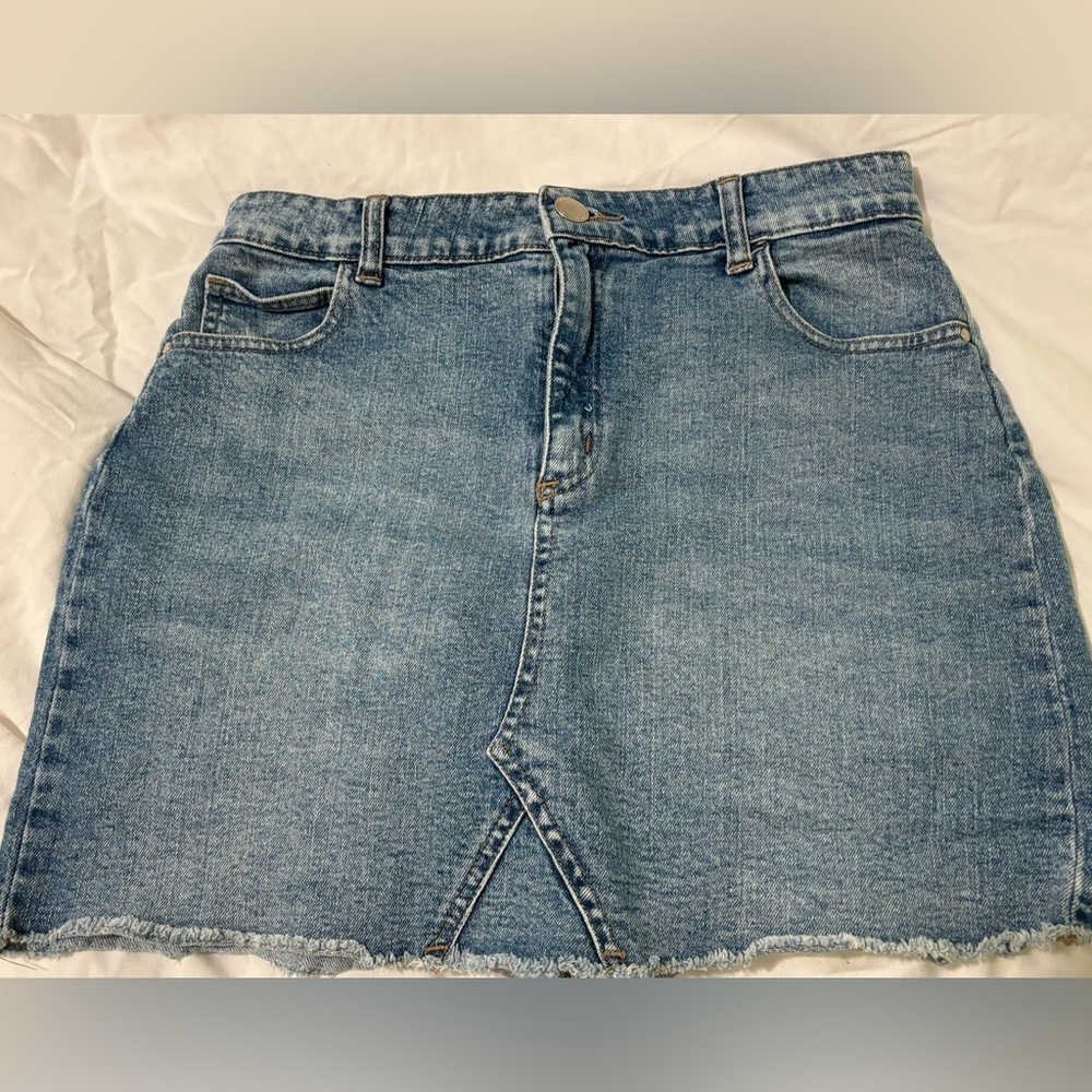 Denim Mini Skirt